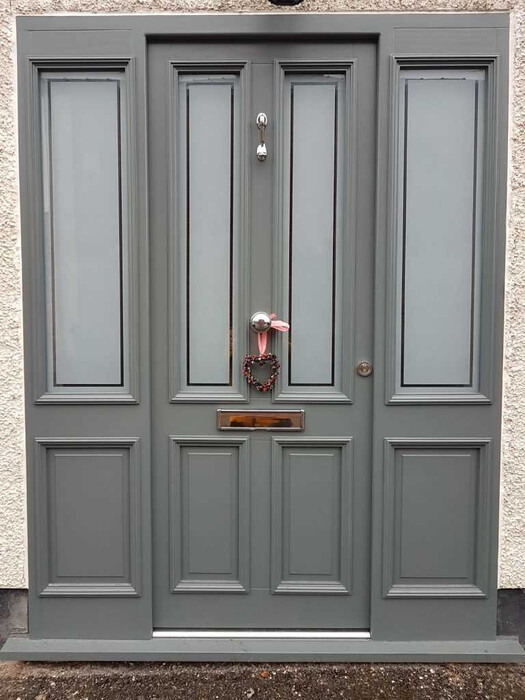 Accoya Grey Traditional Door with Boletican Moulds