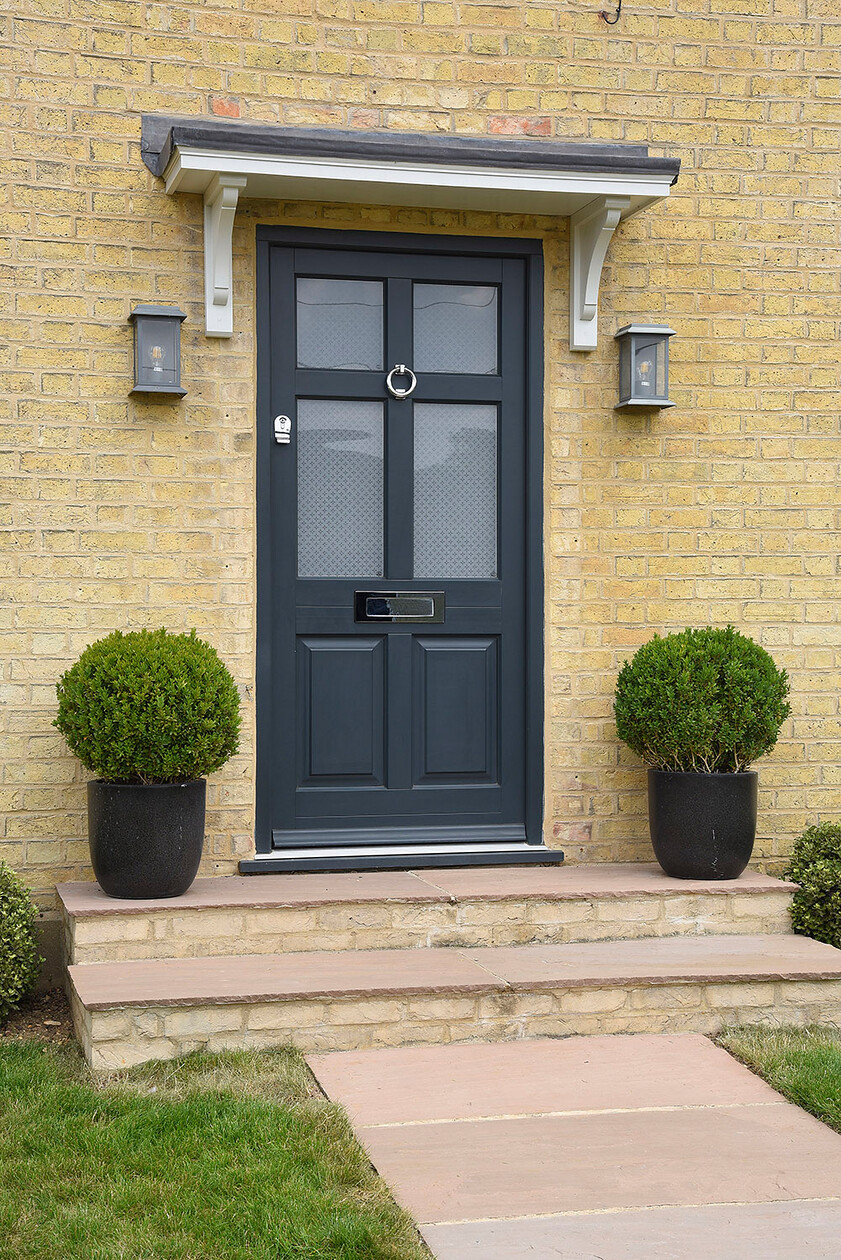 Frenchay Entrance Door Finished in Anthracite