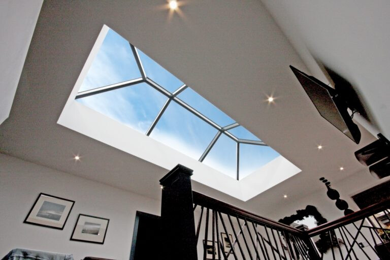 Aluminium Traditional Roof Lantern Above Staircase
