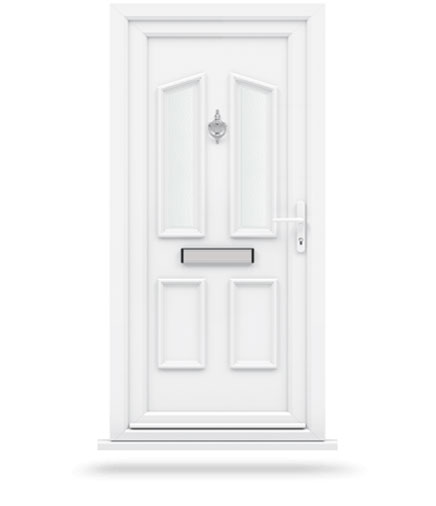 White PVCu Residential Doors