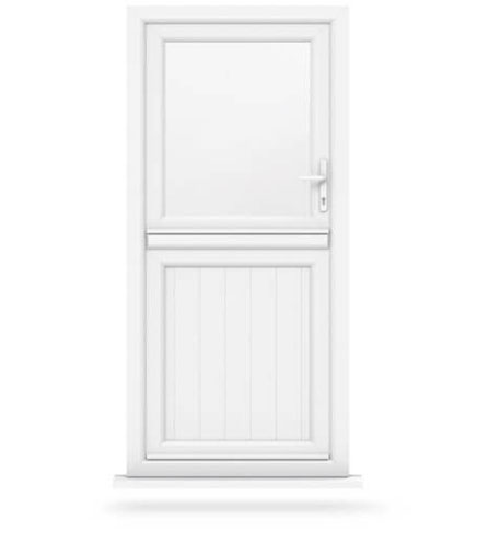 White PVCu Stable Doors